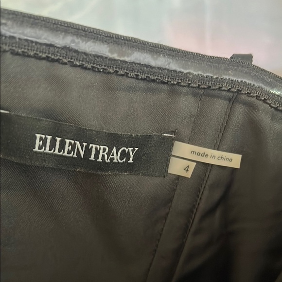 Ellen Tracy Sz 4 Strapless Sweetheart Neck Floral Printed Full Gown - Picture 6 of 8